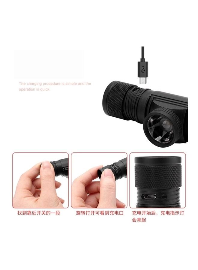 Aluminum Alloy USB Rechargeable Strong Headlight