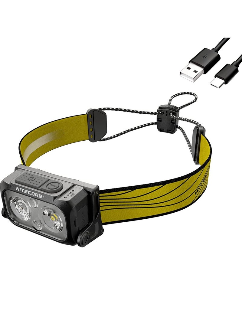 NITECORE NU25 400 Lumens Ultralight Rechargeable Headlamp for Outdoor/Camping, Trail Running