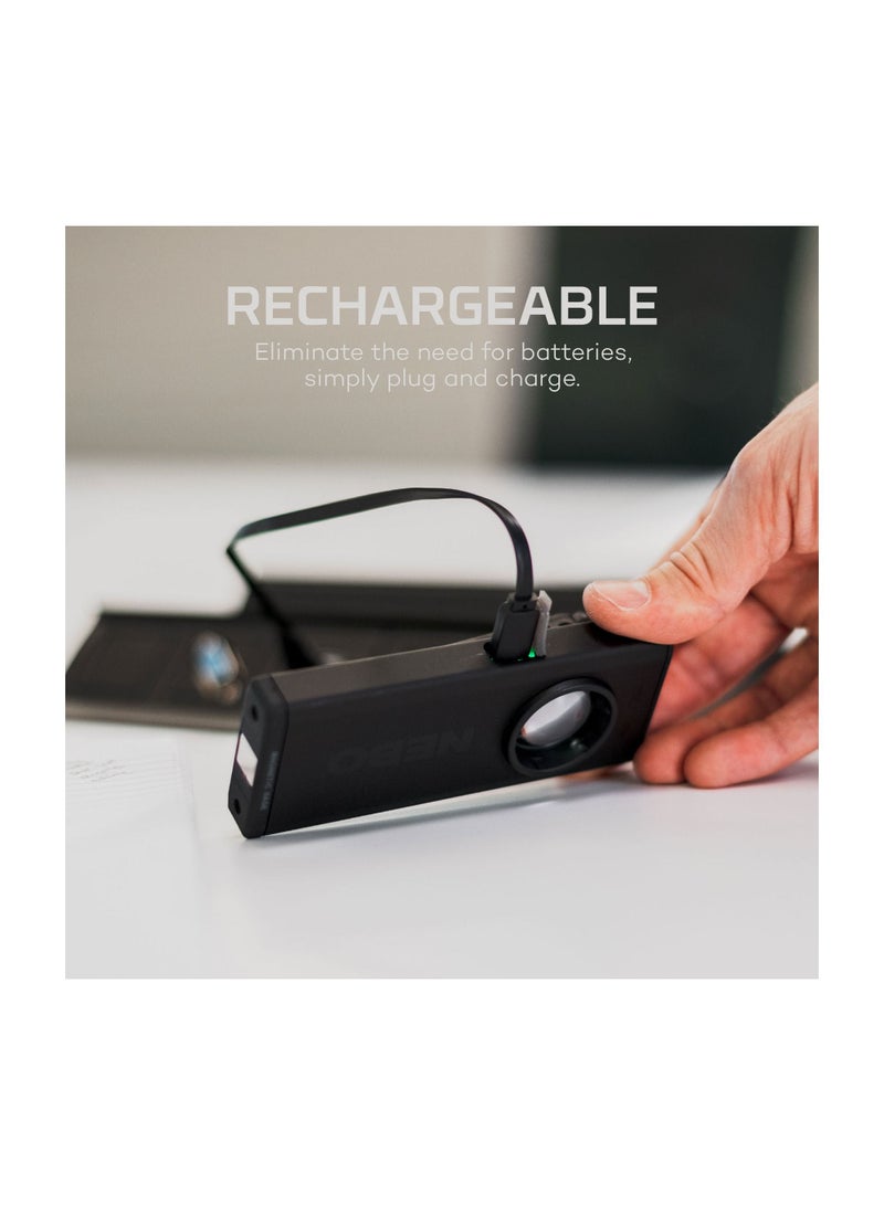 SLIM+  Rechargeable Pocket Light with Laser Pointer and Power Bank