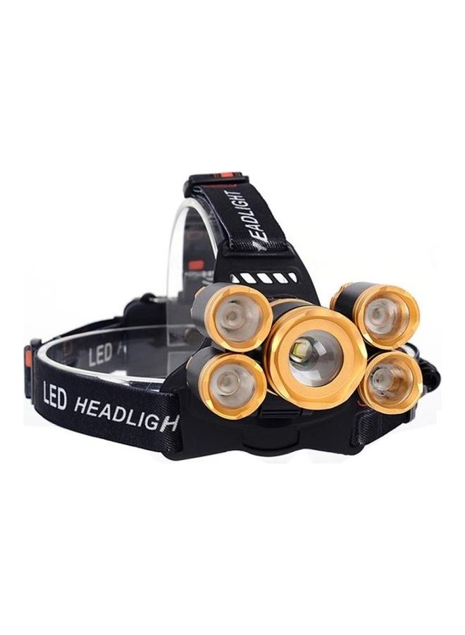 Adjustable Focus 4 Modes Rechargeable LED Headlight Warm White