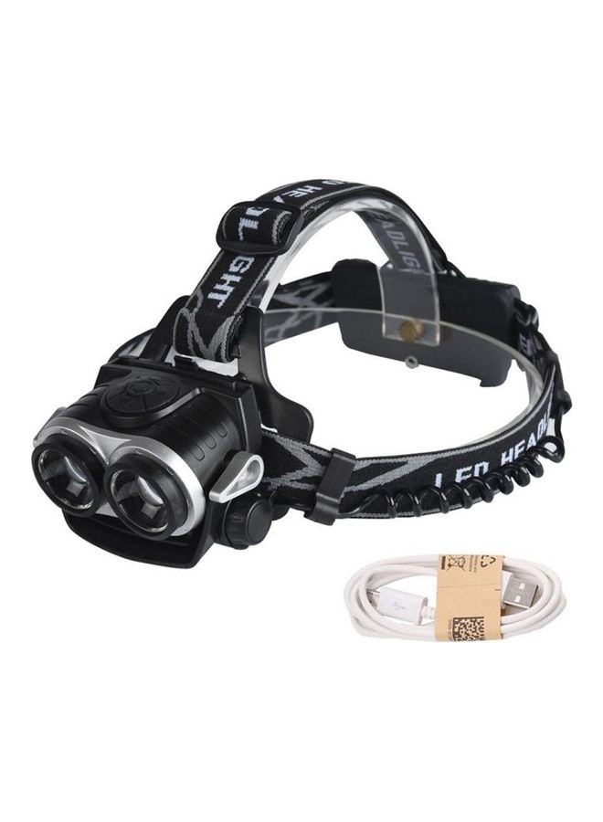 LED USB Charging Zoom Waterproof Headlight