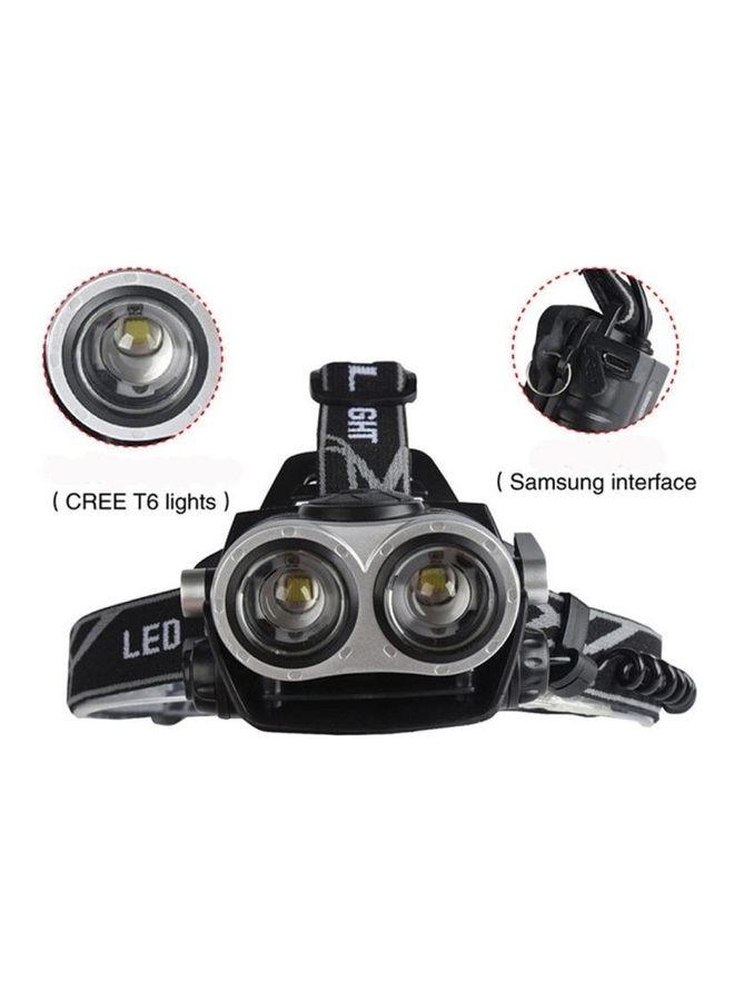 LED USB Charging Zoom Waterproof Headlight
