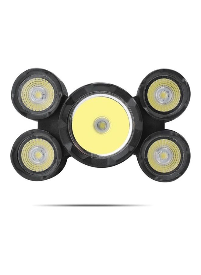5-LED USB Rechargeable Long-Range Camping Headlight