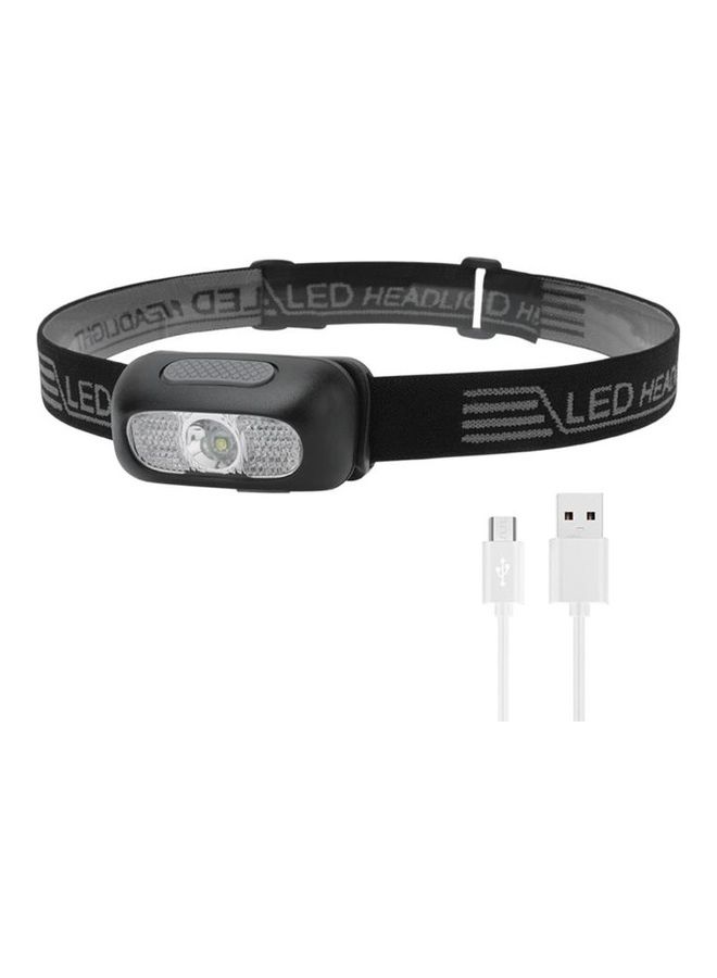 USB Rechargeable Waterproof Night Running Headlamp
