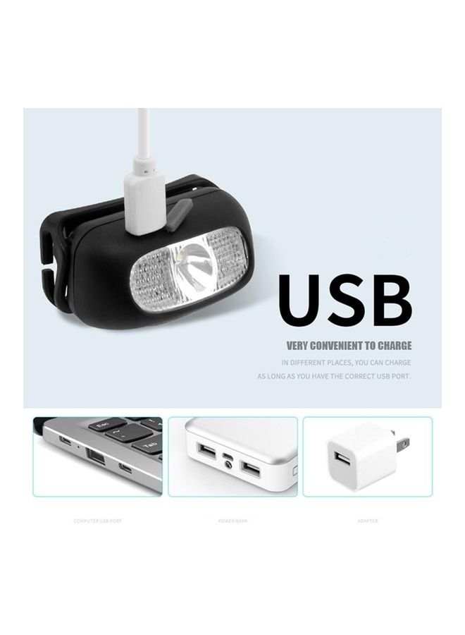 USB Rechargeable Waterproof Night Running Headlamp