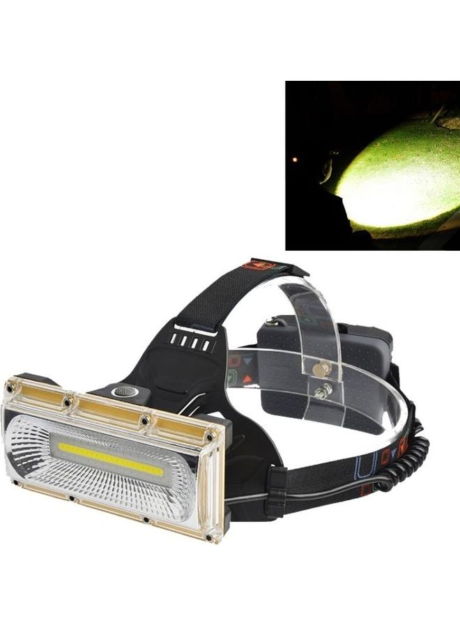 LED+COB Head-mounted Flashlight