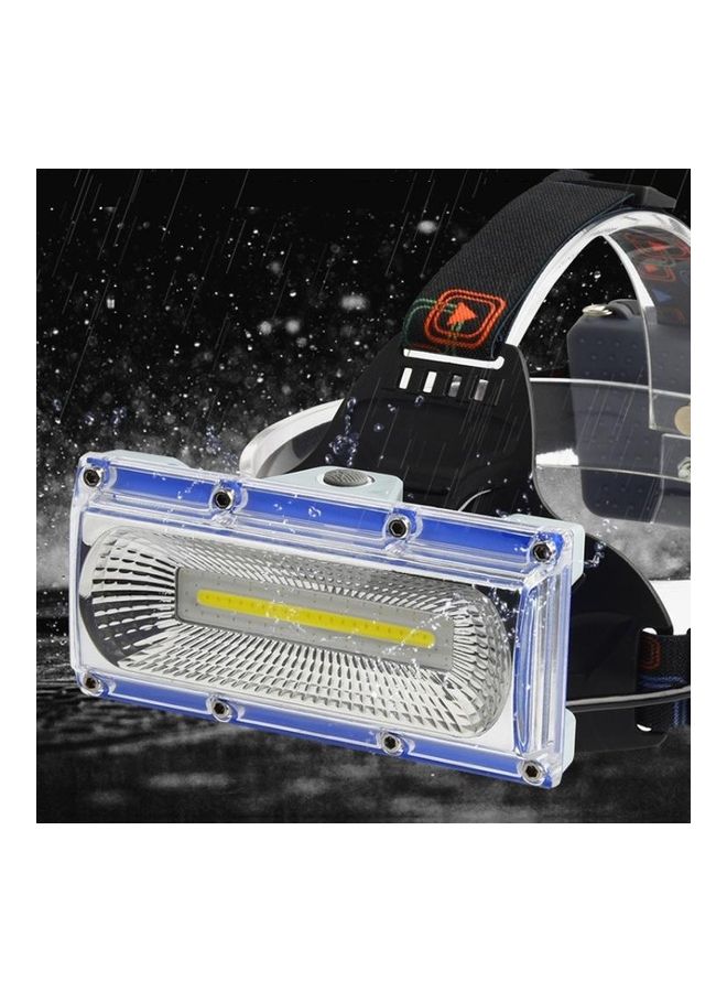 LED+COB Head-mounted Flashlight
