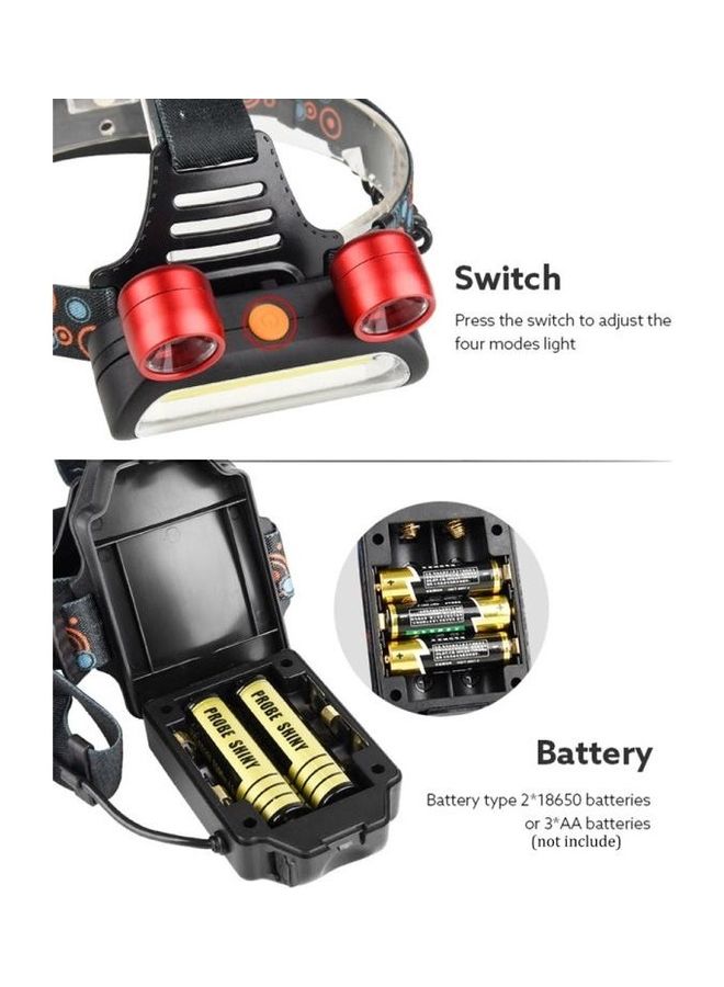 2000 Lumens Adjustable Brightness Rechargeable 3 Modes LED Headlights