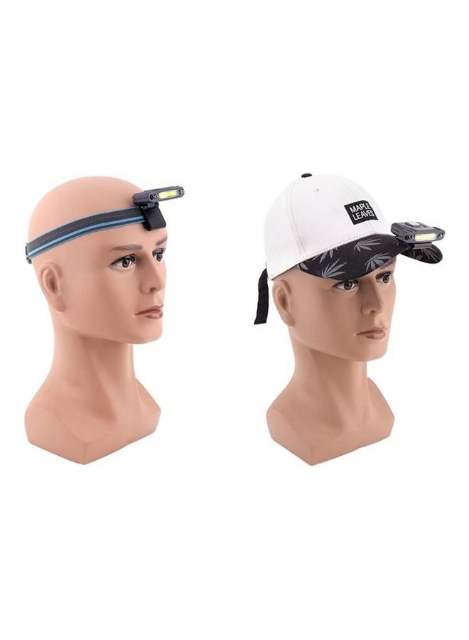 USB Rechargeable Mini Induction Clip Cap YWX Headlight