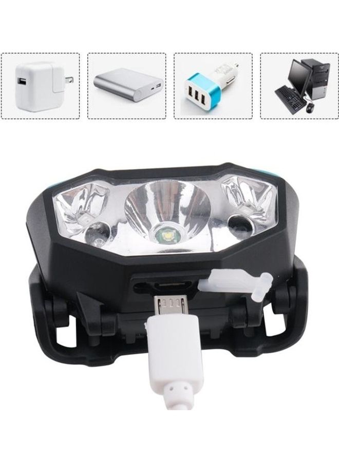 USB Charging Glare LED Waterproof Mini Sensor Headlight