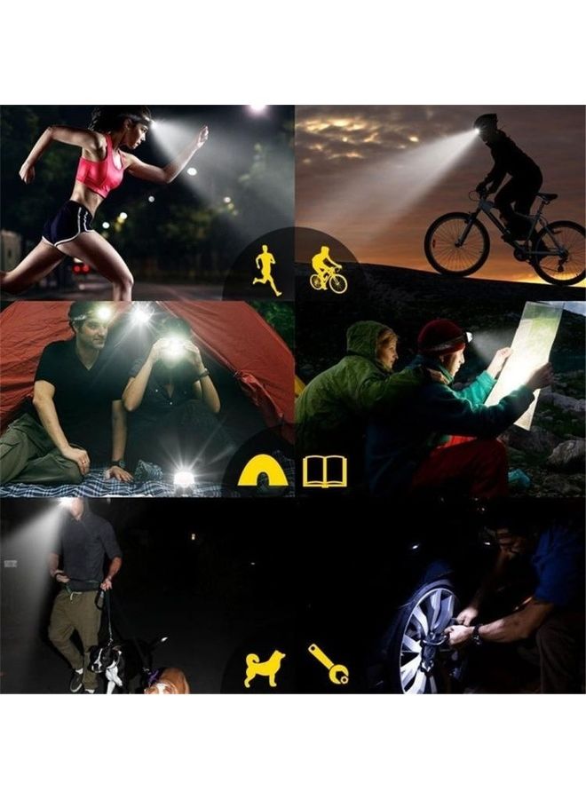 360 Degrees Rotating 3 Modes Waterproof LED Headlight