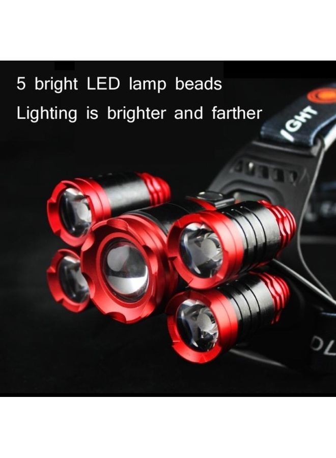 Outdoor Zoom Sensor 5 LEDs Headlight