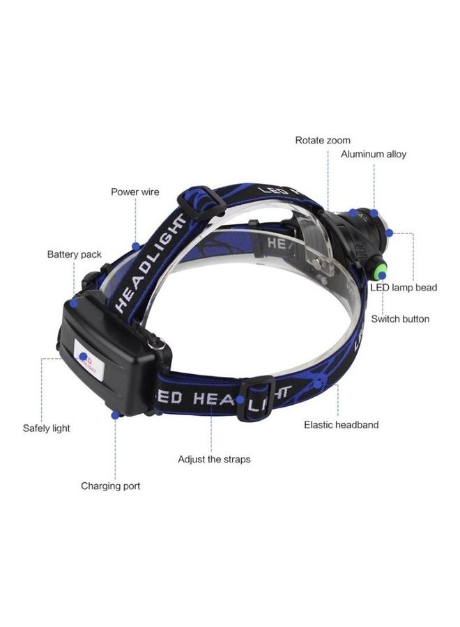Rechargeable Zoom Far And Near Illumination Headlight