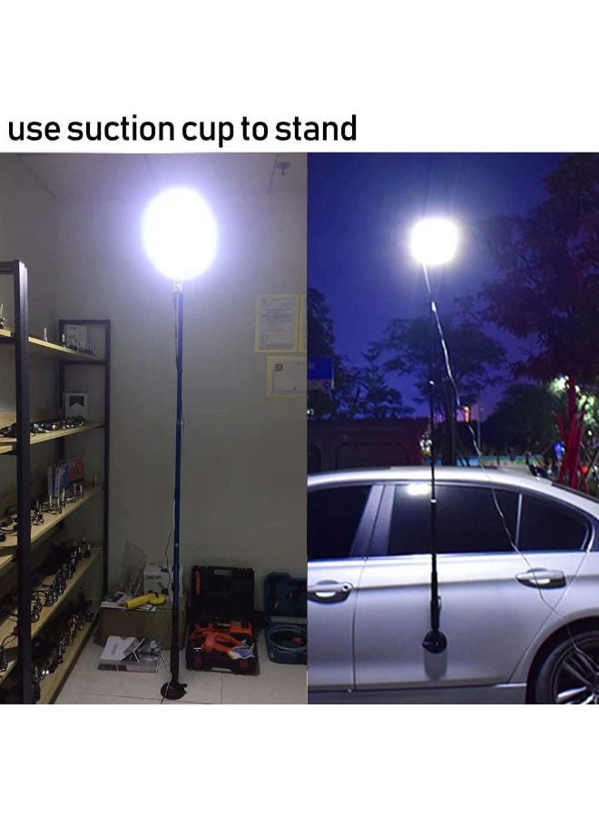500W Car LED Fishing Rod Light Remote Control Outdoor Camp Light Picnic Barbecue Light 12V 75x5.5x12centimeter