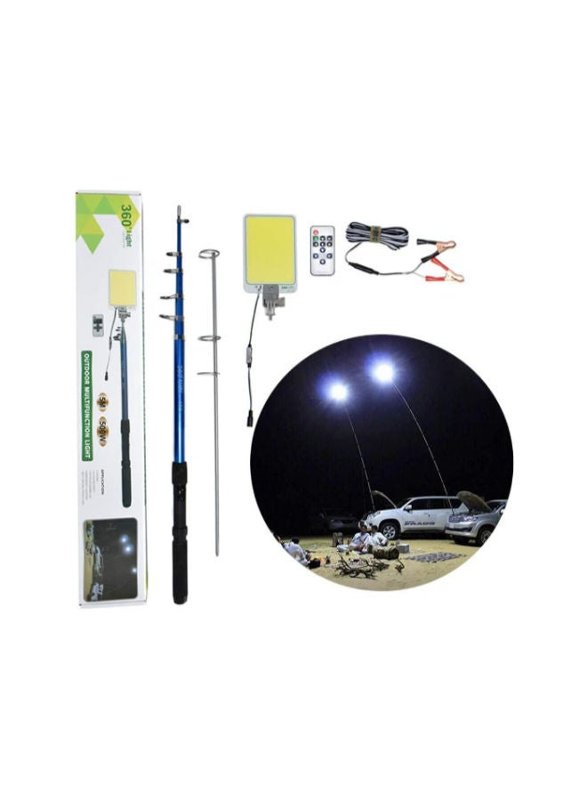 500W Car LED Fishing Rod Light Remote Control Outdoor Camp Light Picnic Barbecue Light 12V 75x5.5x12centimeter