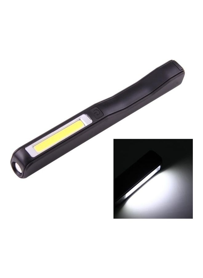 100LM High Brightness Flashlight COB LED 2-Modes with 90 Degree Rotatable Magnetic Pen Clip