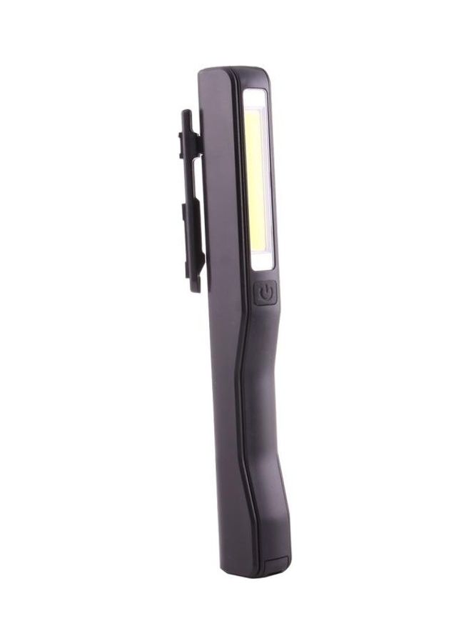 100LM High Brightness Flashlight COB LED 2-Modes with 90 Degree Rotatable Magnetic Pen Clip