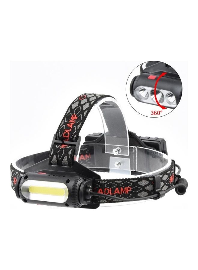 USB Charging Rotational Multi-Functional Three Light Sources Headlight