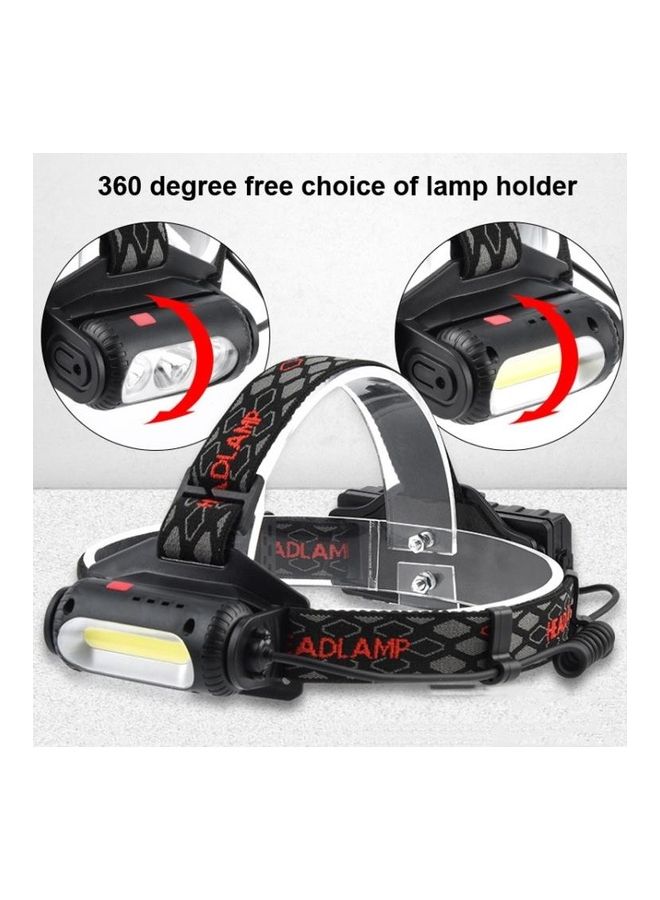 USB Charging Rotational Multi-Functional Three Light Sources Headlight