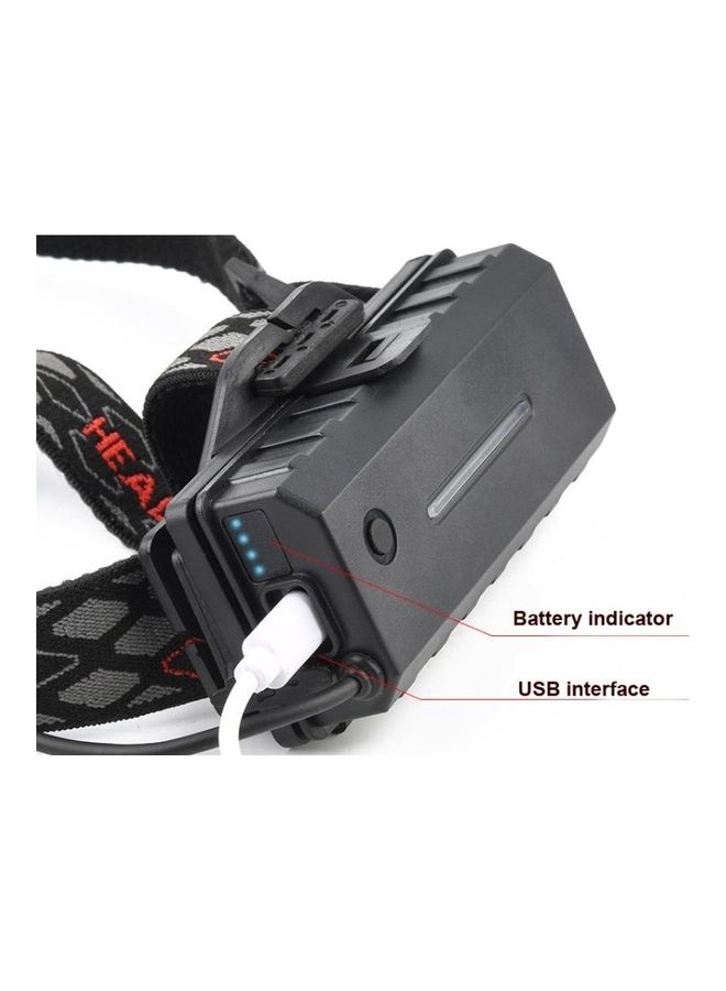 USB Charging Rotational Multi-Functional Three Light Sources Headlight