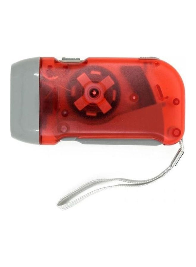 2-Piece LED Hand-Held Protection Hand-Pressed Flashlight