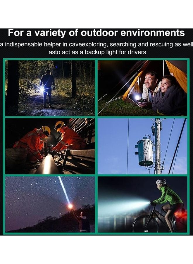 3 Modes USB Rechargeable Flashlight