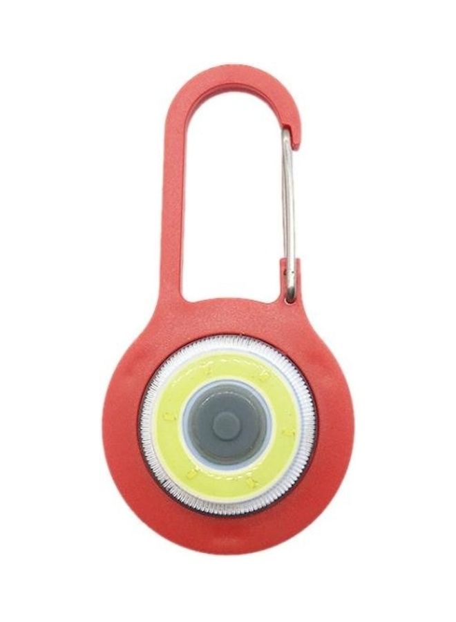 3-Piece Mini Carabiner COB Flashlight Outdoor Portable Keychain