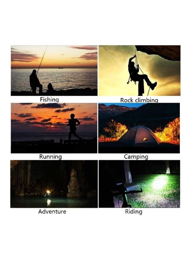 T6 Zoomable Waterproof LED Flashlight Headlamp