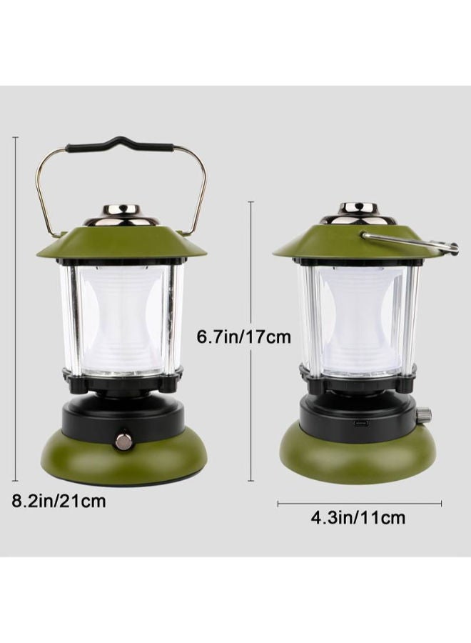 LED Lantern With Batteries Stepless Dimming 2 Modes Cool And Warm Adjustable Brightness Camping Lights For Outdoor Lighting Work