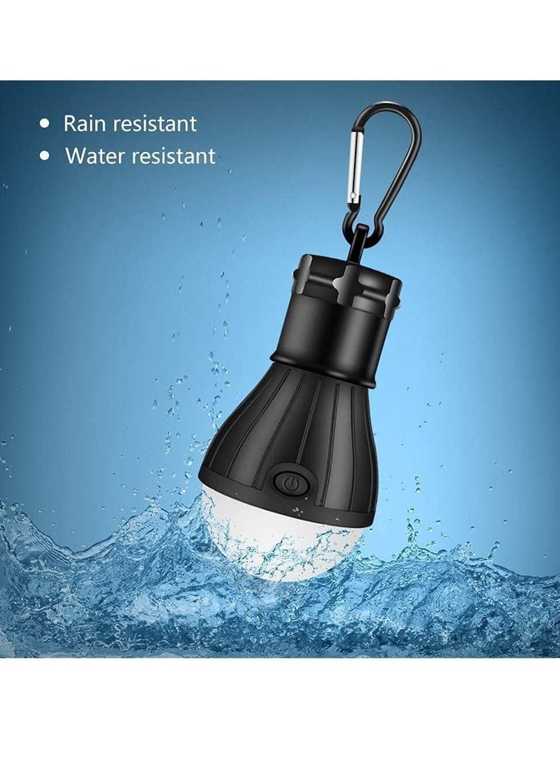 Camping Tent light Light LED Light Waterproof Lantern Portable Bulb Emergency for Hiking Fishing Garage Powered (3 Pack)