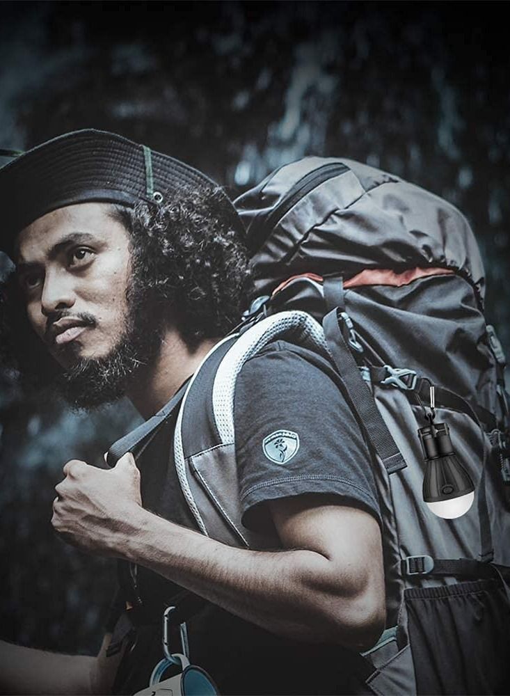 Camping Tent light Light LED Light Waterproof Lantern Portable Bulb Emergency for Hiking Fishing Garage Powered (3 Pack)