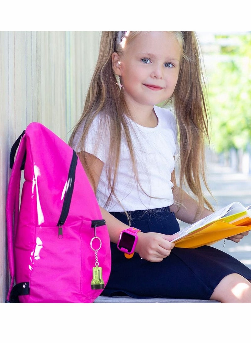 Mini Flashlight Keychains Pack of 12 LED Key Chains for Kids in Assorted Colors 1.5 Inch Portable Handheld Flashlights Camping Party Favors