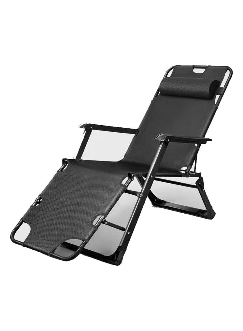 Adjustable Zero Gravity Folding Reclining Lounge Chair with Adjustable Headrest Oversize Recliner Lounger Beach Chairs Foldable Beach Chair