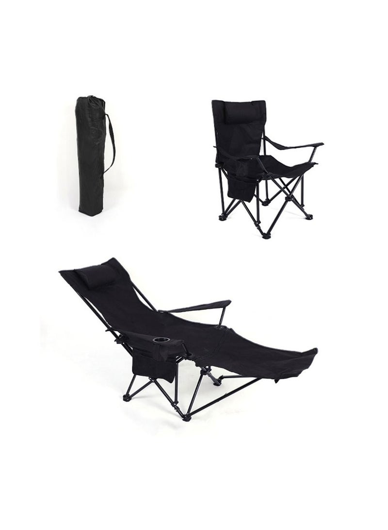 Portable Outdoor Camping Chairs Beach Armchair Sit and Lie Dual purpose Beach Folding Chair Fishing Chair
