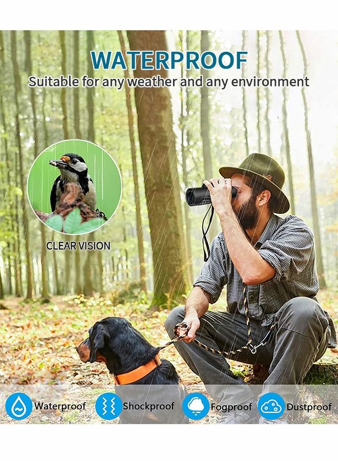 Monocular, 40×60 HD Telescope, Monocular with Smartphone Holder and Tripod, Night Vision Telescope with Compass and Telescopic Tripod, Travel Accessories, Camping Gear