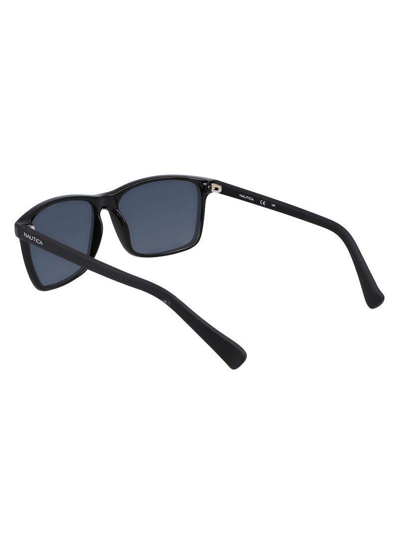 Men's Rectangular Sunglasses - N2246S-001-5815 - Lens Size: 58 Mm