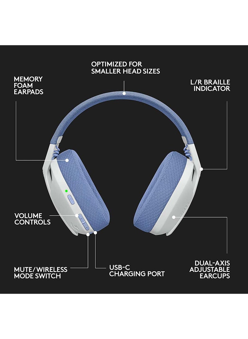 G435 Lightspeed Wireless Gaming Headset - White