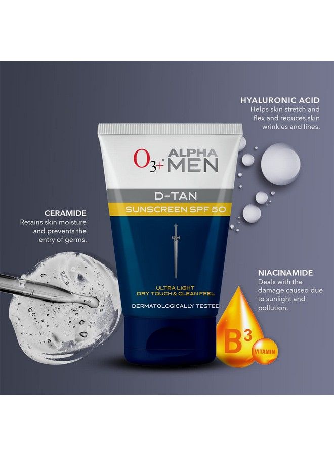 Alpha Men Dtan Sunscreen Spf 50