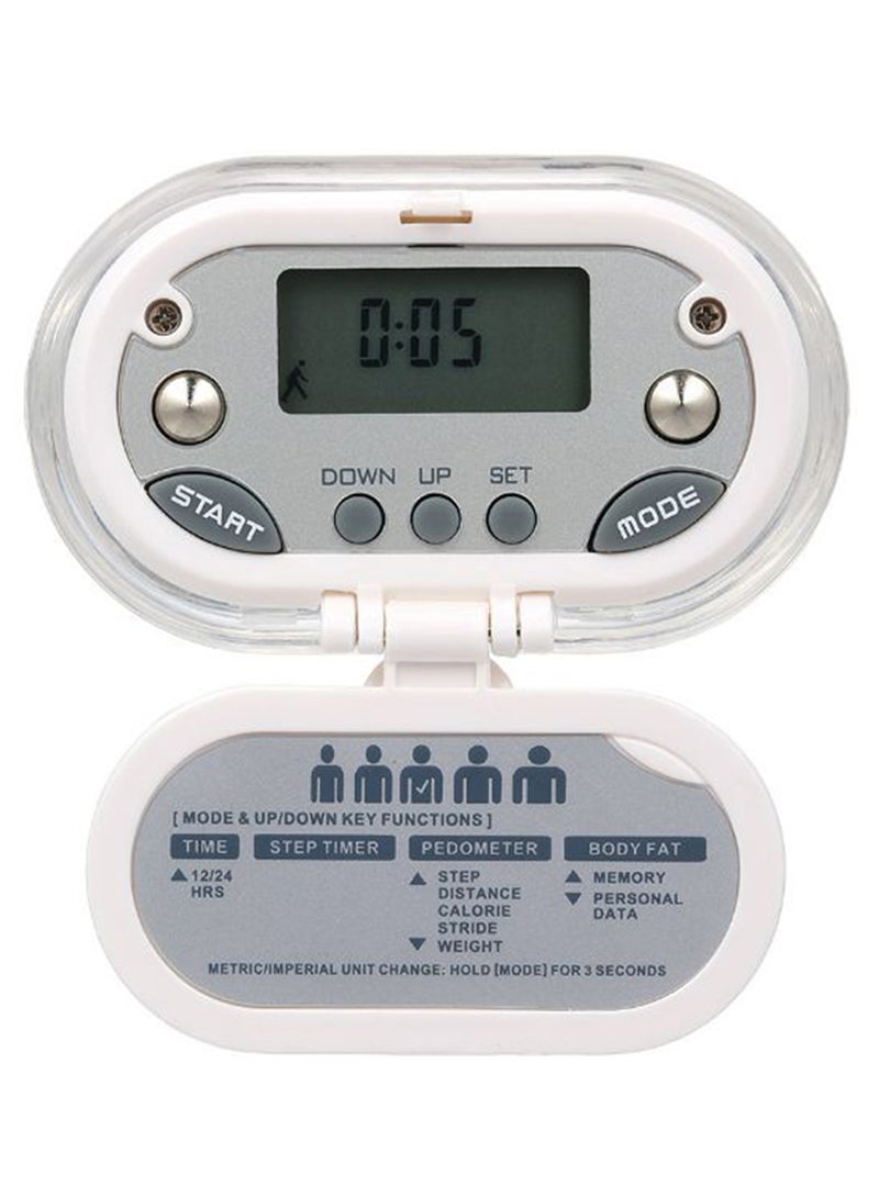 Mini Step Counter Multi-Functional Pedometer 6.5cm