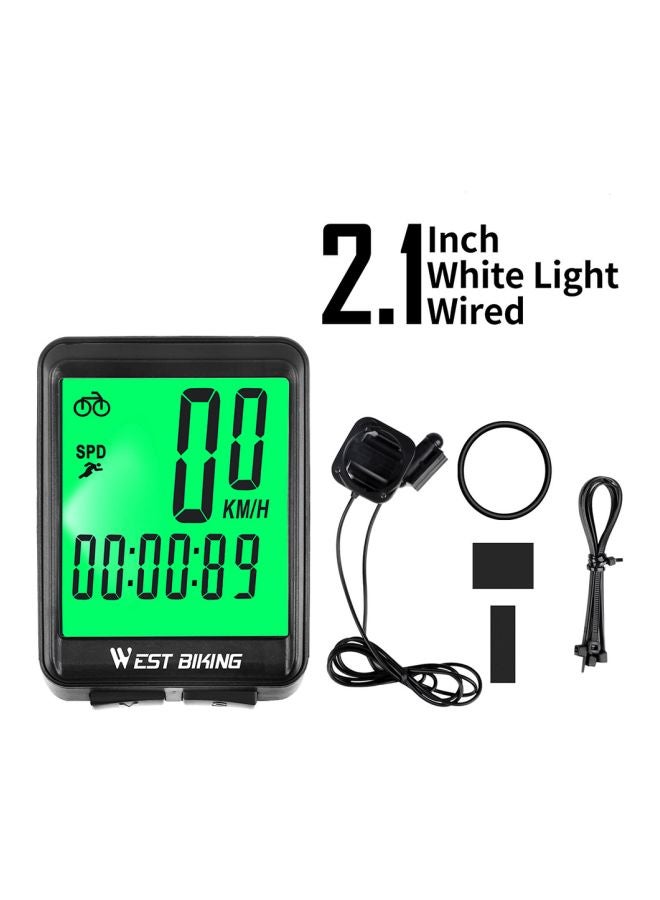 LED Bicycle Odometer 15.6x8x4.5cm