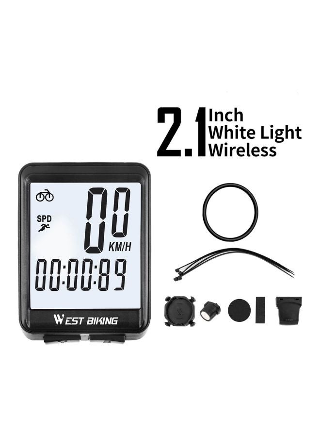 LED Bicycle Odometer 15.6x8x4.5cm