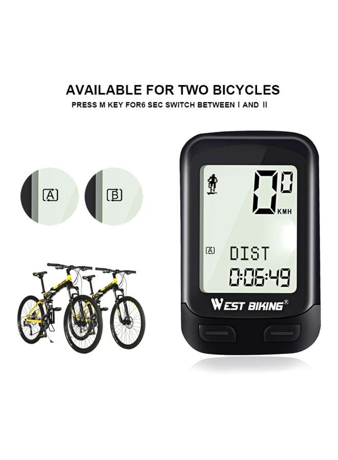 Wireless Cycling Odometer 12x8.2x4.6cm