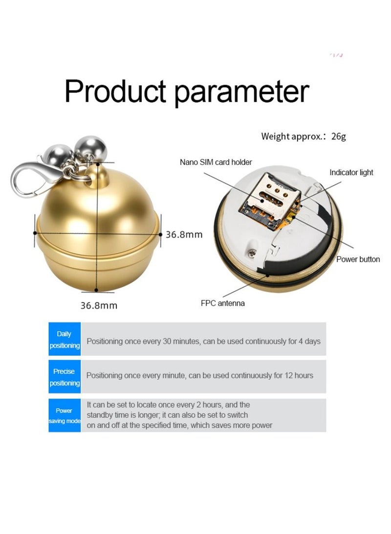 Pet Smart GPS Bell Collar Tracker Anti-Lost Waterproof Portable IP 67 GSM GPRS Real Time Tracking Device For Dog Cat