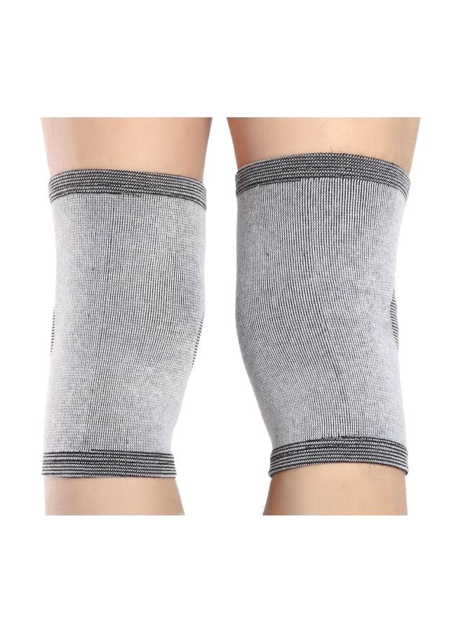 2-Piece Elastic Knitted Knee Pad