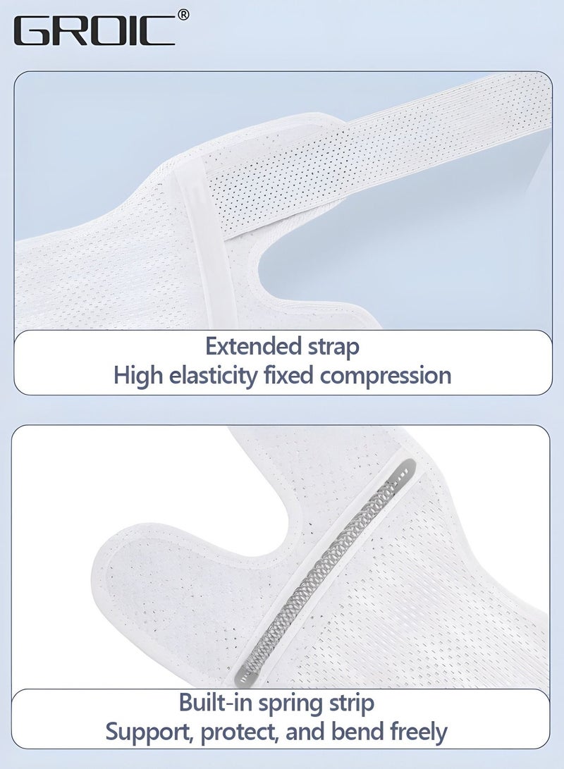 2PCS Knee Brace with Side Stabilizers Relieve Meniscus Tear Knee Pain ACL MCL Arthritis,Joint Pain Relief, Breathable Adjustable Knee Support,Adjustable Compression Knee Support Braces