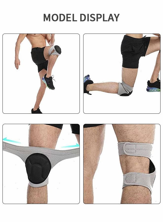 The Knee Pads with Thick Eva Foam Pads Can Adjust The Kneeling Pads, Anti -collateral Sponge Sports Knees, Suitable For Football Basketball Fitness Roller Skating, Sports Protective Gear