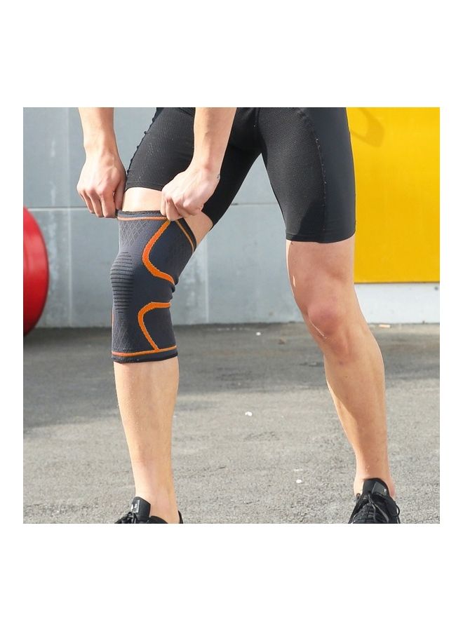 2-Piece Elastic Nylon Sports Knee Pads