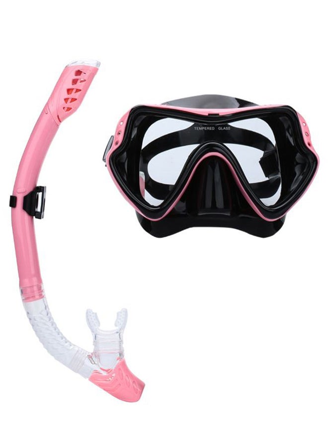 Sport Scuba Snorkeling Purge Mask Dry Snorkel Set