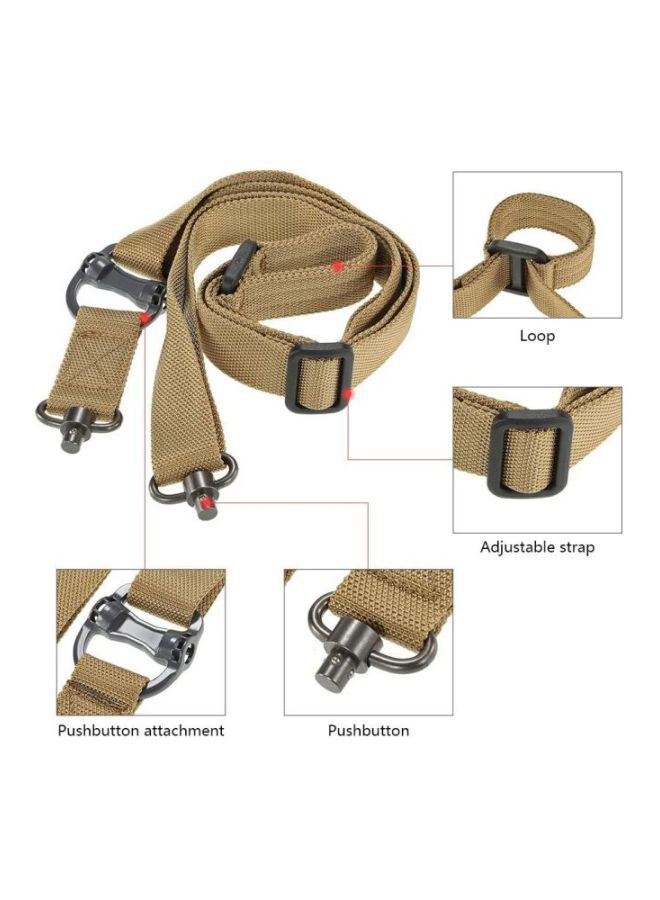 2-Piece Two Points Tactical Safety Sling Belt