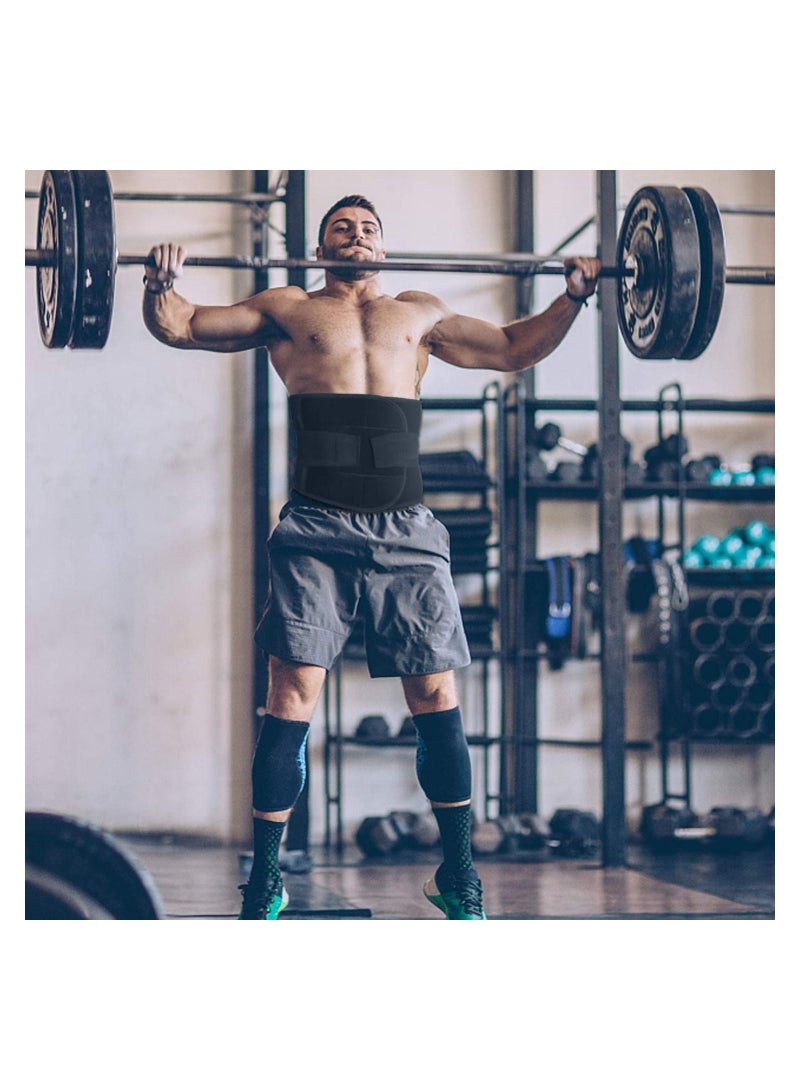 Stabilizing Lumbar Lower Back Brace Support Belt with Dual Breathable Waist for Sciatica Herniated Disc Scoliosis Back Pain Relief